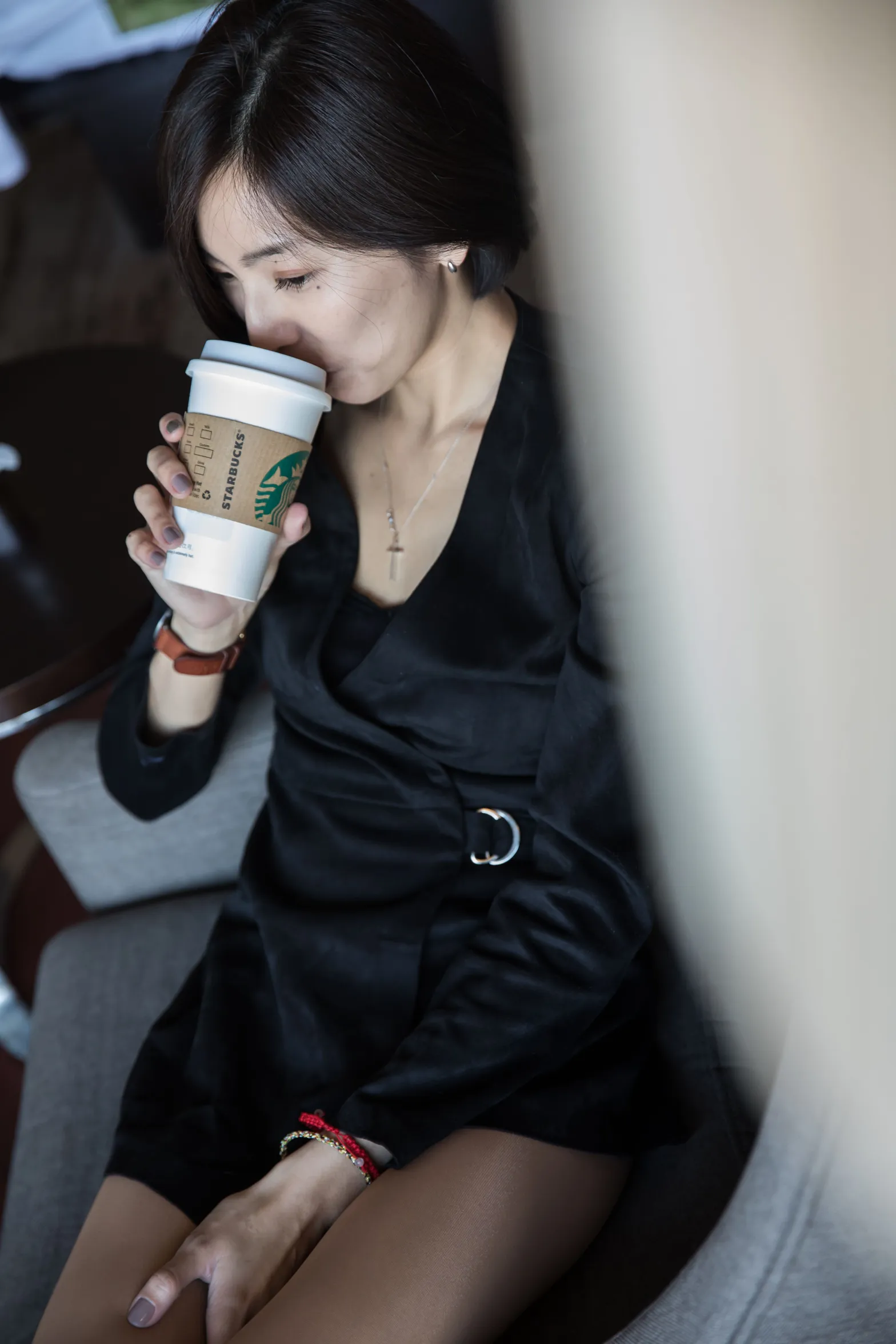 [Mzsock] NO.120 Skinny beauty in the hotel with high heels street photography#[88P]-82